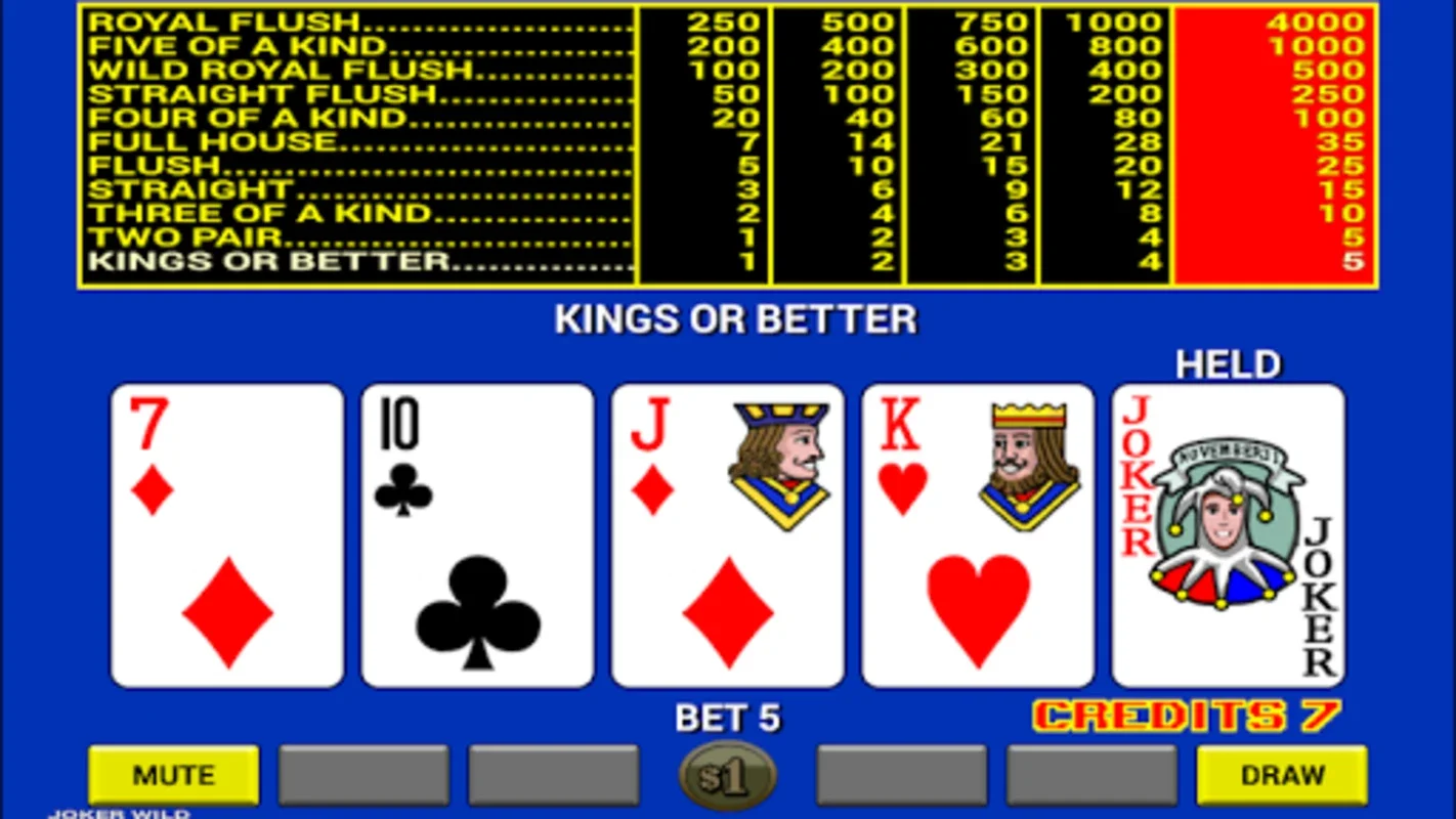 Video Poker for Android - Enjoy Vegas-Style Fun