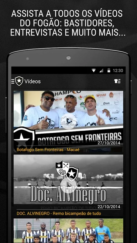 Botafogo for Android - Follow the Brazilian Team