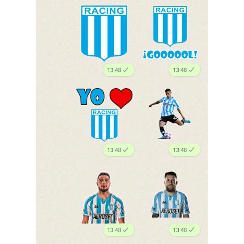 Racing Club Stickers for Android - Enhance Messaging