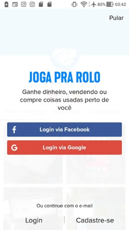 joga pra rolo - Venda e Compra for Android: Eco-Friendly Marketplace