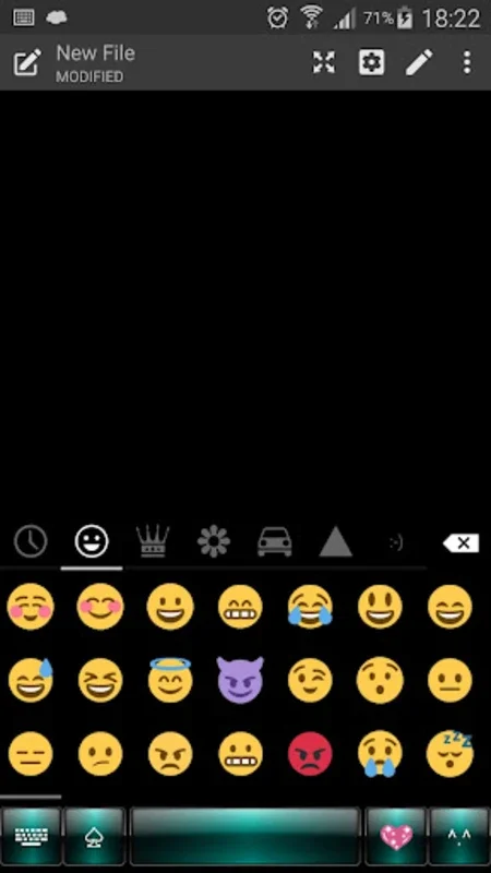 Emoji Keyboard DuskGreen Theme for Android: Enhance Your Typing