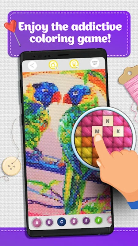 Cross Stitch Coloring Art for Android - Download the APK from AppHuts