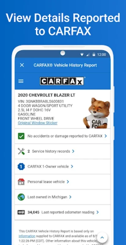 CARFAX for Android - Find Your Ideal Vehicle