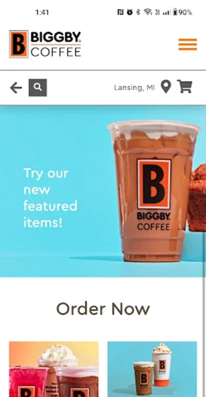 BIGGBY for Android - Convenient Coffee App