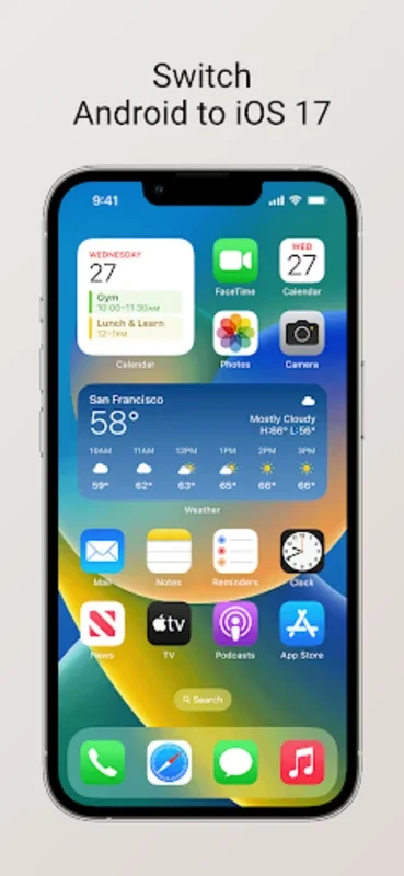 Launcher iOS 17 for Android - Enhance Your Device