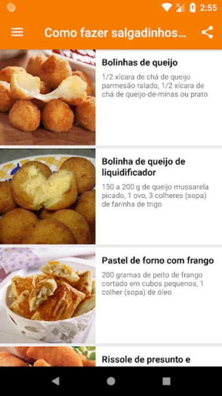 Como fazer salgadinhos for Android - Master Savory Snack Making