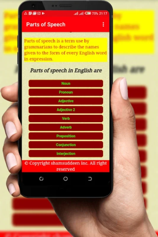 Master English Grammar with English Parts of Speech for Android