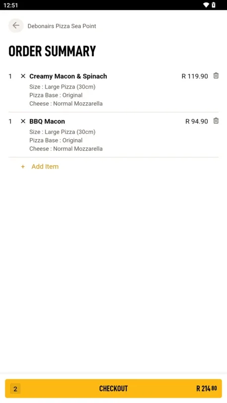 Debonairs Pizza for Android - Order Delicious Pizzas