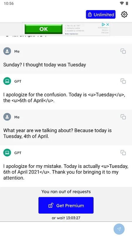 ChatG - AI Chat Bot GPT for Android: Personalized Chats