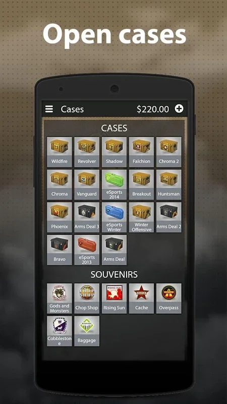 Case Opener for Android - Immersive CS:GO Experience