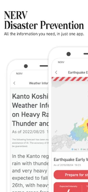 NERV Disaster Prevention for Android - Stay Prepared with Real-time Alerts