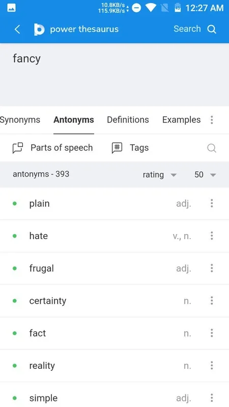 Power Thesaurus for Android - Enhance Your Vocabulary