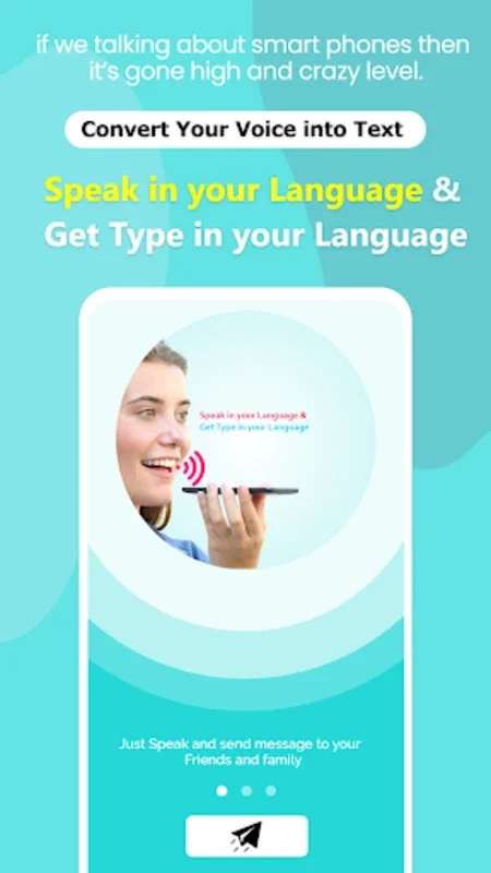 Write sms by Voice all languag for Android - Efficient Communication