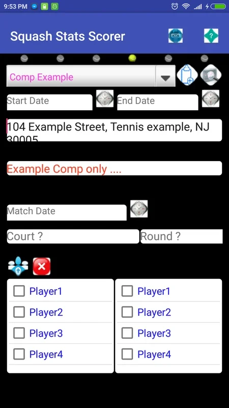 Squash Scorer free for Android - Track Your Scores Easily