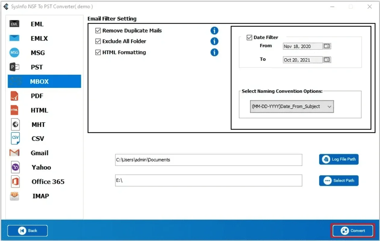 Sysinfo NSF to MBOX Converter for Windows: Seamless Conversion