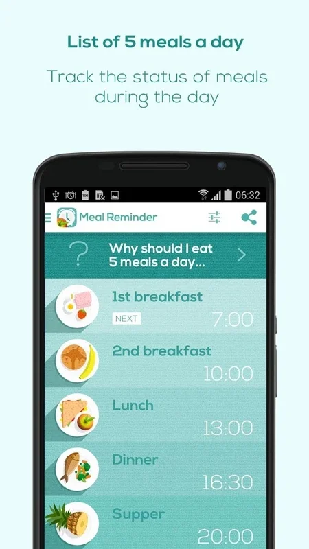 Meal Reminder for Android: Optimize Your Nutrition