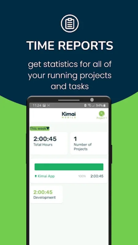 Kimai Mobile for Android - Manage Projects and Track Time Offline