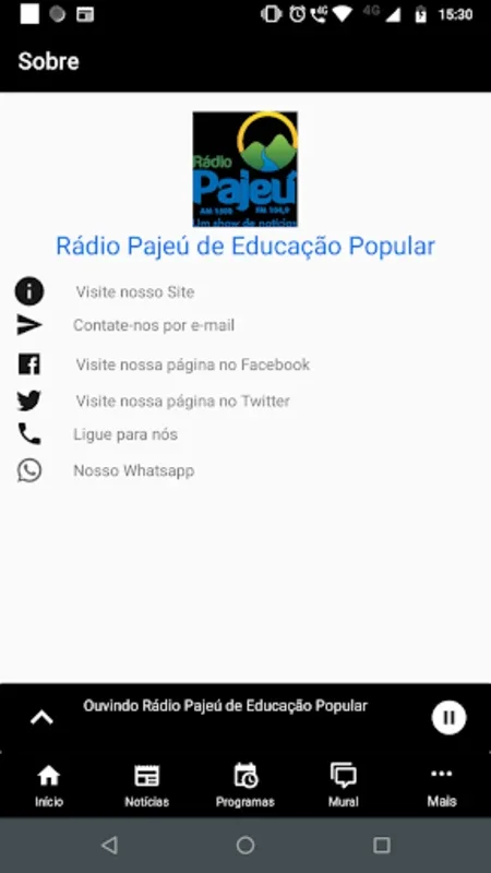 Rádio Pajeú for Android - Immersive Radio Experience