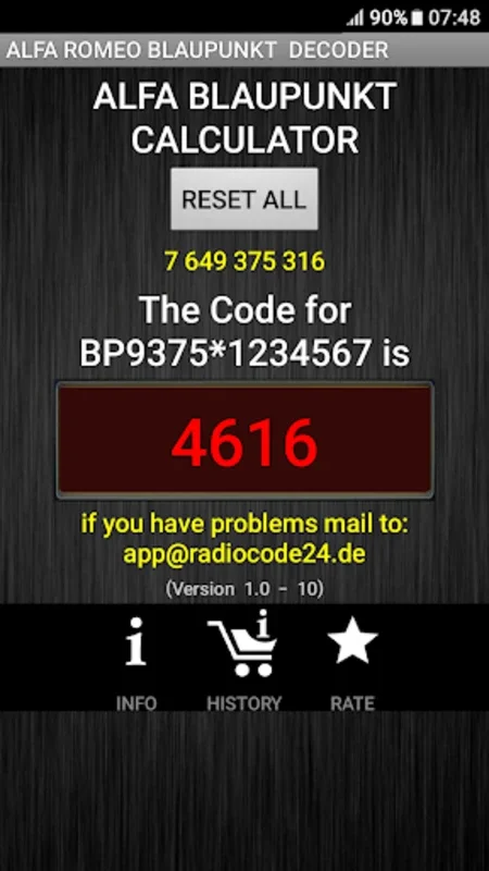 Blaupunkt Alfa RadioCodeDecode for Android: Decode Radio Codes Easily