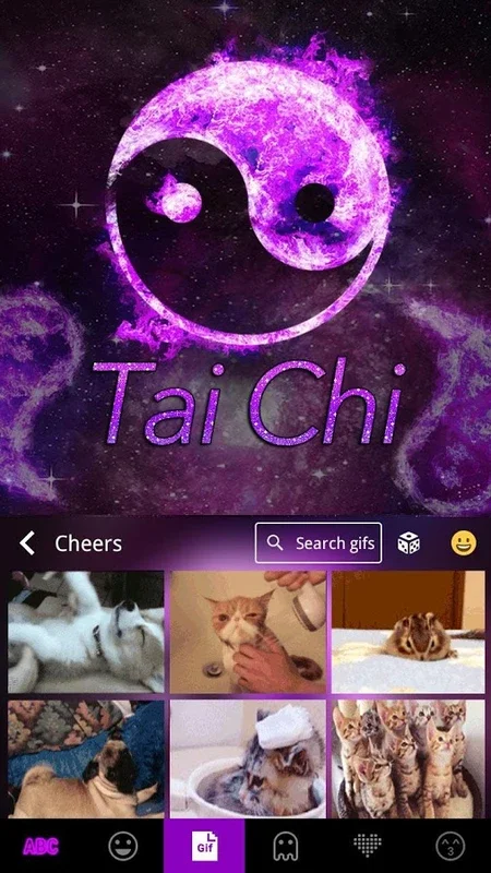 Taichi for Android: A Balanced Keyboard Theme