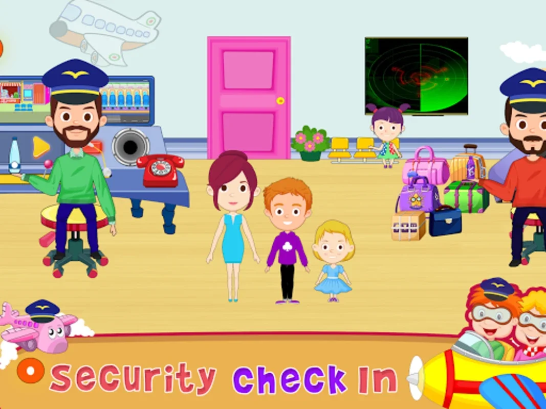 Toon Town - Airport for Android: Engaging Airport Game