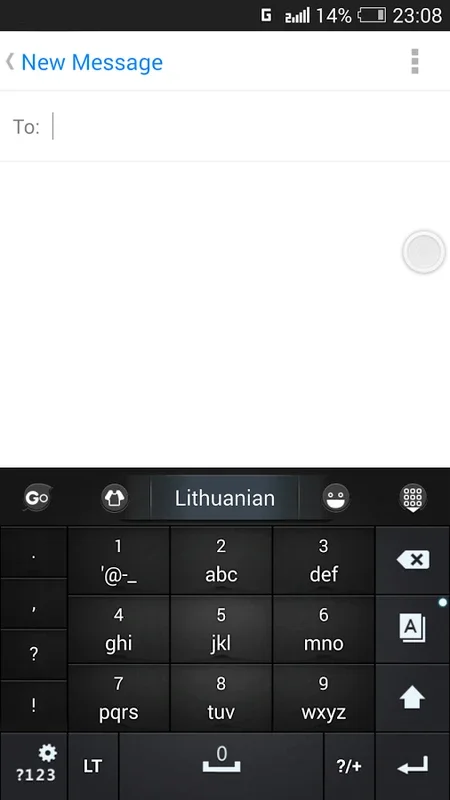 Lithuanian for GO Keyboard for Android - Enhance Typing