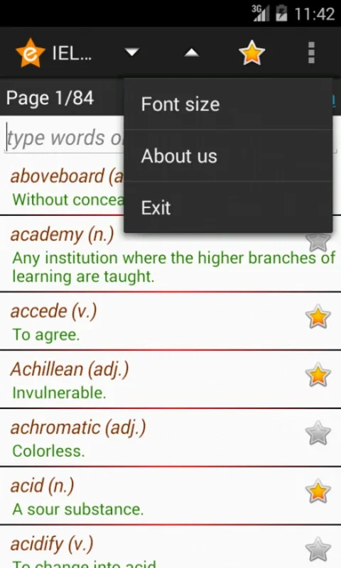 IELTS Words for Android: Enhance Your Vocabulary