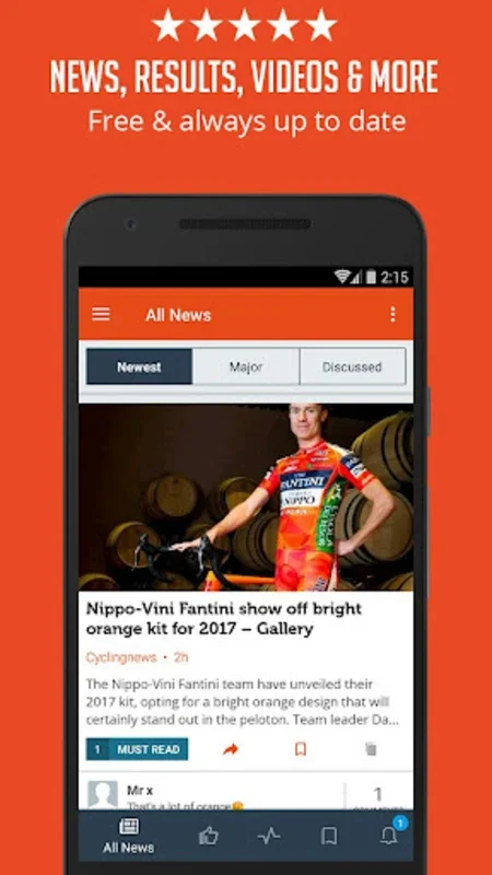 Cycling News - Sportfusion for Android: Your Cycling Hub