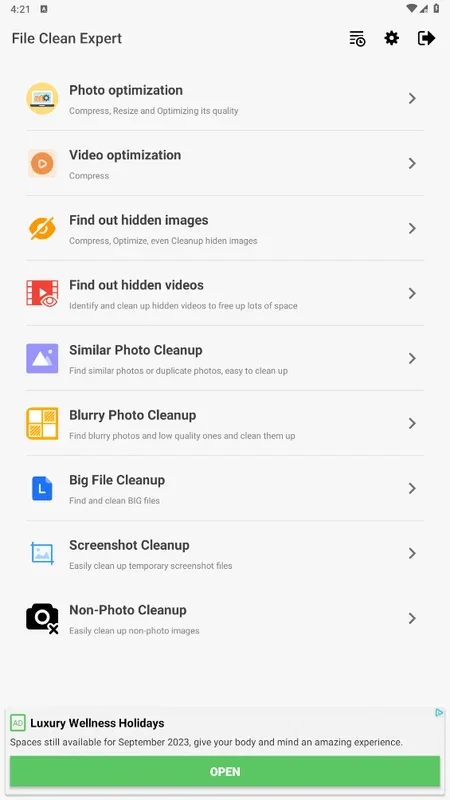 File Cleanup Expert for Android - Optimize and Free Up Space