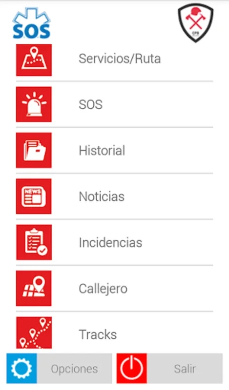 S.O.S. Profesional for Android - Emergency Personnel Tracking