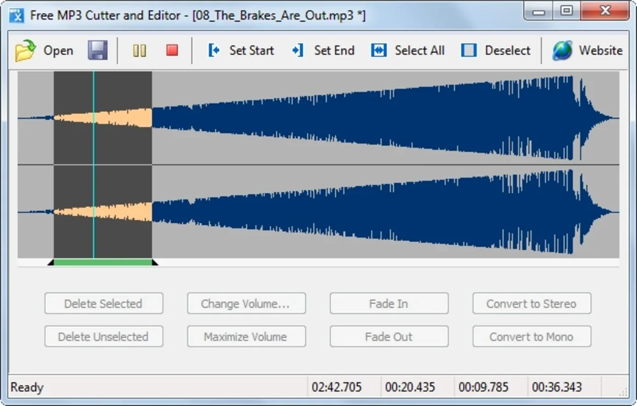 Free MP3 Cutter and Editor for Windows - Simple Audio Editing