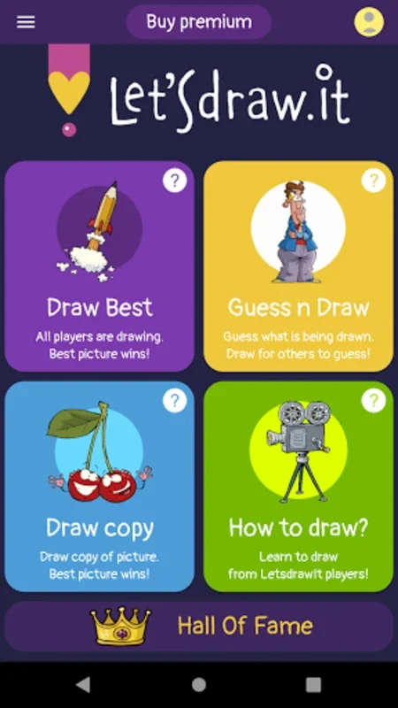 LetsDrawIt - Engaging Android Drawing Games