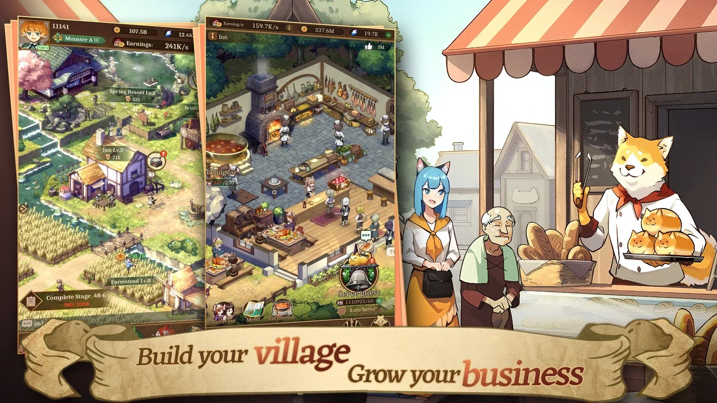 Isekai: Slow Life for Android - Build a Magical Town