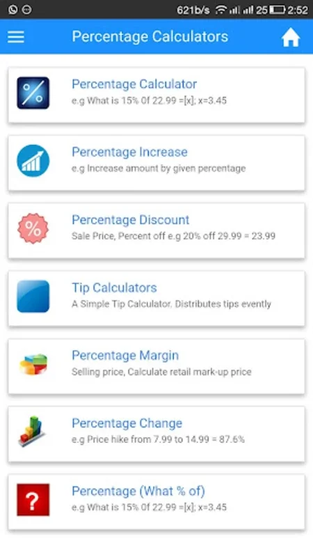 Percentage Calculator - Free for Android: Simplify Calculations