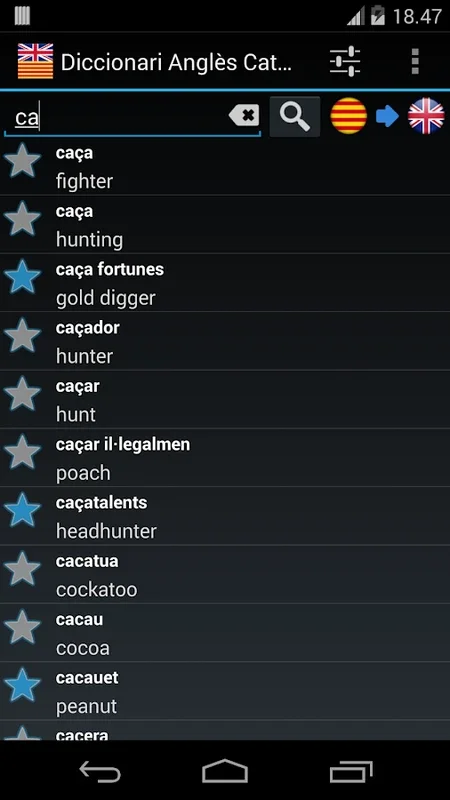 English Catalan Dictionary FREE for Android - Offline with Audio