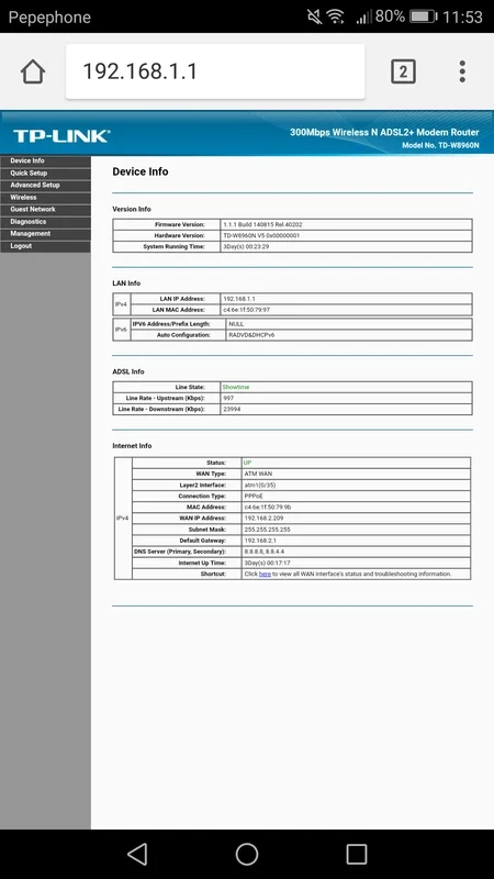 192.168.1.1 Admin for Android - Manage Router Config Easily