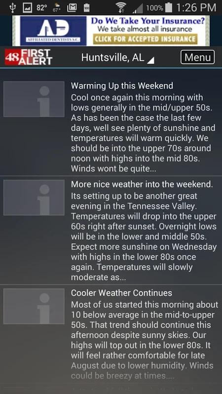 WAFFWeather for Android - Advanced Weather Tracking