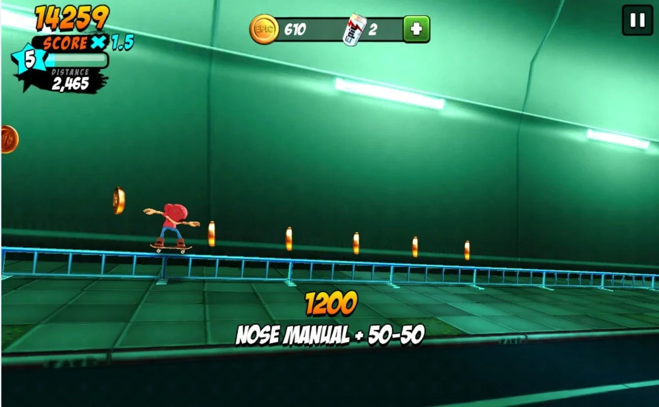 Epic Skater for Android: Thrilling 2D Skateboarding