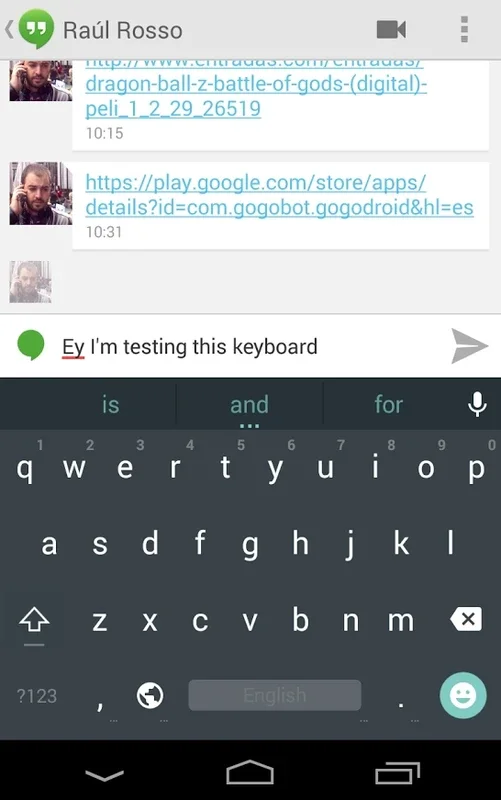 Android L Keyboard for Android - A Minimalist Typing Solution