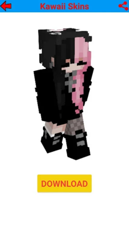 Kawaii Skins for Minecraft on Android - Customize Avatars