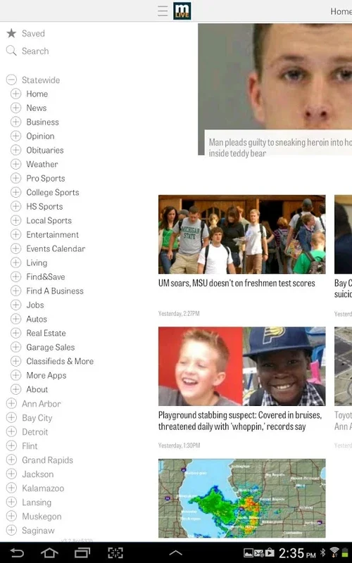 MLive.com for Android: Michigan's News Hub