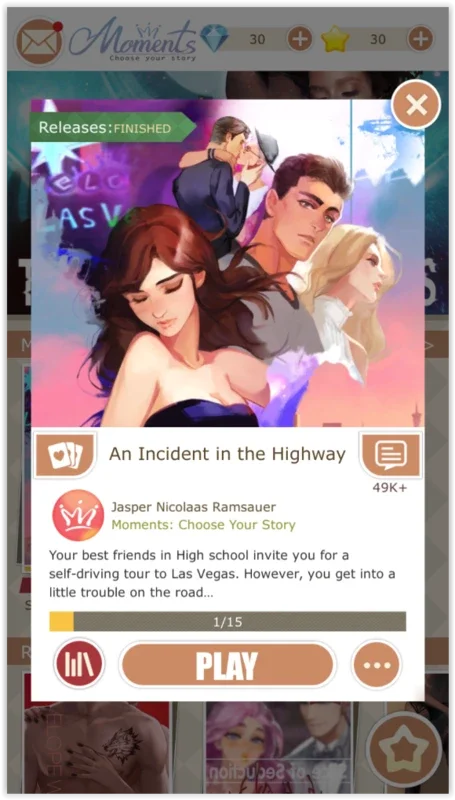 Moments: Choose Your Story for Android - Decide Love or Friendship