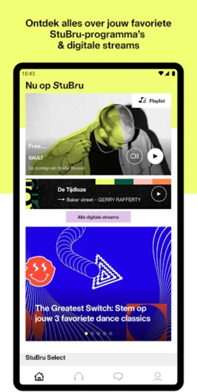 Studio Brussel for Android - Seamless Audio Entertainment