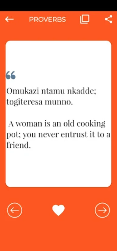 Luganda Proverbs and Meanings for Android - Explore African Wisdom