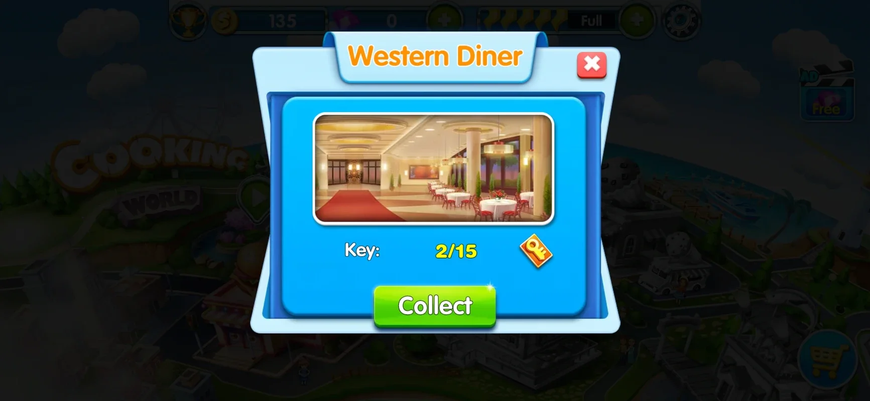 Cooking World for Android: Manage Themed Restaurants