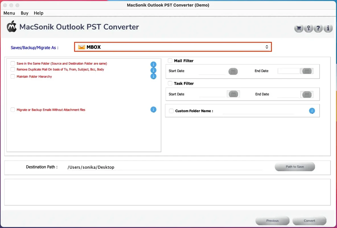 MacSonik Outlook PST Converter for Mac: Efficient PST File Conversion