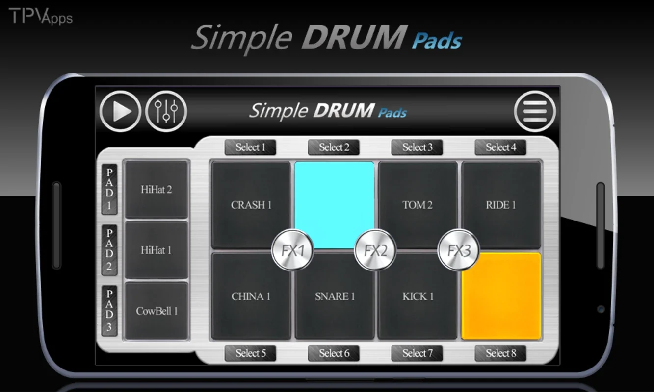 Simple Drums Rock for Android - Enjoy Realistic Drumming