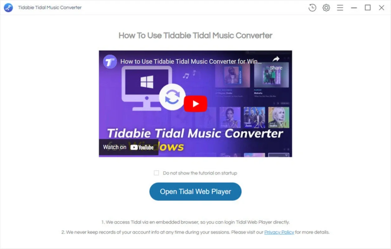 Tidabie Tidal Music Converter for Mac: Convert Tidal to Local