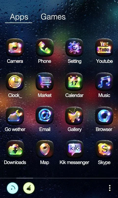 Luminous GOLauncher EX Theme for Android - Elegant Design