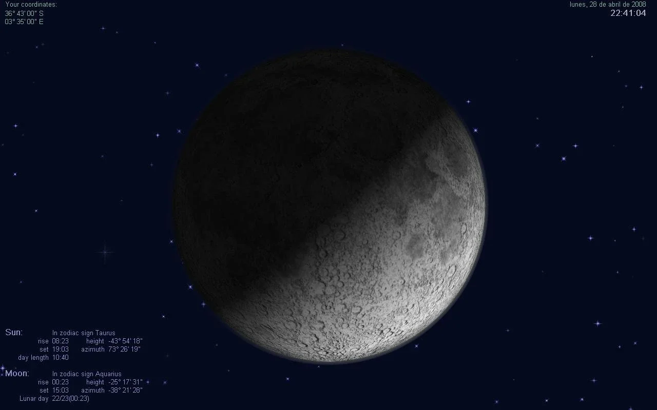 Actual Moon 3D for Windows - Customizable 3D Moon Views